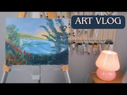 Relaxing Oil Painting | California Shoreline