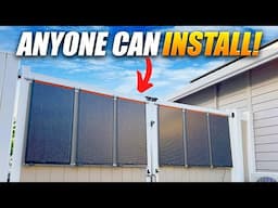 Turn Any Fence Into a Solar Generator