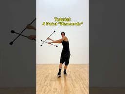 Double Staff “Diamonds” Tutorial 💎  #tutorial #flowarts