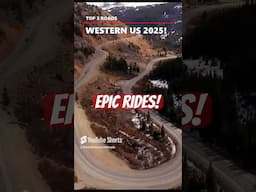 3 EPIC Motorcycle Road Trips in the Western US for 2025!