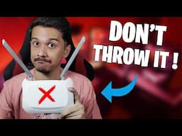 Watch This Before Throwing Away Your Old Broken WiFi Router!