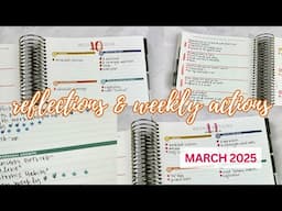 REFLECTIONS & WEEKLY ACTIONS for week 11 | 2025 goal planning | #mäksēlifeplanner