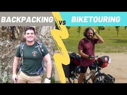 Pros and Cons of Bike touring vs Normal Backpacking [LIVE]