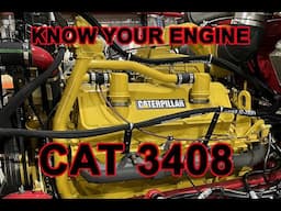 The Cat 3408. Biggest Cat Truck Engine Ever Made. V8 18L Diesel Engine. "Know Your Engine"
