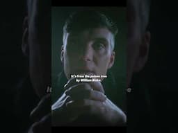 It's from the poison tree by William Blake. #peakyblinders #movie #tommyshelby #thomasshelby