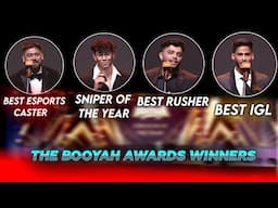 SNIPER OF THE YEAR ? BEST RUSHER ? BEST IGL ? BEST ESPORTS CASTER ? THE BOOYAH AWARDS | FFMAX AWARD