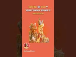 Destiny or Duty? Vidura’s Powerful Response to Dhritarashtra #chaitanyacharan #gitadaily #gita