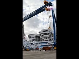 Go behind-the-scenes of #StaroftheSeas from the shipyard #cruiseship #bts #sneakpeek #crewlife
