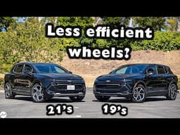 I Suspected Larger Wheels Hurt the Equinox EV's Range, So I Tested It – 19" vs 21" Wheel Range Test