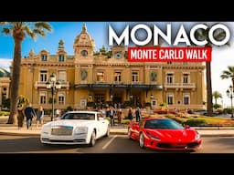 MONACO 🇲🇨 Is MONTE CARLO the Most Luxurious Place on Earth? 4K Walking Tour