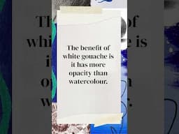 Create Highlights with White Gouache #watercolor #painting #art #artist #watercolour #paint