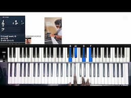 Shocking passing chords this female pianist played on c# | Gospel piano breakdown @samuelgiveson