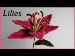 Crochet Lily: my new version of making lily 😍
