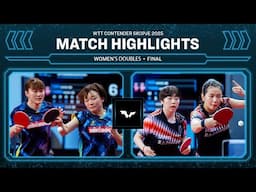Odo/Yokoi vs Kim/Ryu | WD F | WTT Contender Skopje 2025