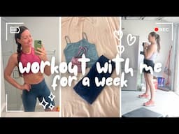 WEEK OF WORKOUTS Busy Working Mom 4a Morning Workouts -SUMMER SHRED - Realistic Workouts at Home