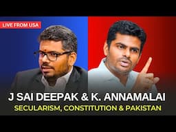 J Sai Deepak & Annamalai at Stanford | Constitution, Secularism, Civilization & Two Nation Theory