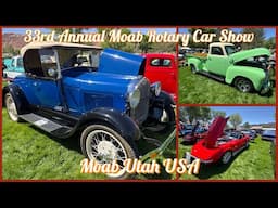 33rd Annual Moab Rotary Car Show - Moab Utah USA 2025