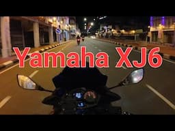 Test Ride my Friend's Yamaha XJ6 with Custom Exhaust