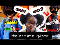 you're not smart, you just know a bunch of useless random information