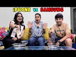 IPHONE VS SAMSUNG | Water Test | iPhone 16 pro and Samsung S25 Ultra | Aayu and Pihu Show
