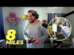 walking 8 miles while playing a trippy game with reggie lol (split fiction)