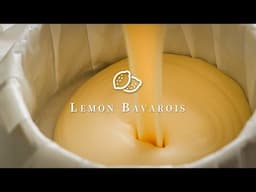 Brandy Lemon Bavarois | Ice Cream-like Texture