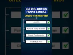 Watch this❗ Before buying PENNY STOCKS🤯| Siddharth Bhanushali #shorts
