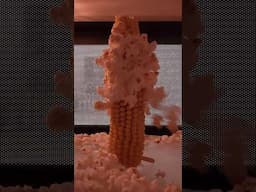 Popping corn on the cob in the microwave