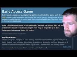 My thoughts on early access games
