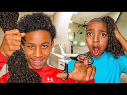 "THE BIG CHOP"Angry BIG BROTHER CUTS His SIBLING HAIR* HE INSTANTLY REGRETS IT Ep.2| Kota Cake