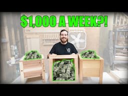 How I Make $1,000 A Week Woodworking (FREE PLANS!)