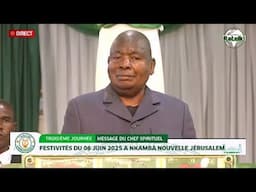 MESSAGE DOMINICAL DE SA DIVINITE TATA KIMBANGU KIANGANI DU 08 JUIN 2025 A NKAMBA