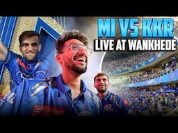 Mumbai Indians v/s Kolkata Knight Riders | Wankhede Live | Vlog 93