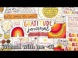 gratitude journal with me!🌅🩷 Carrie Walker X Pentel (pack # 3)