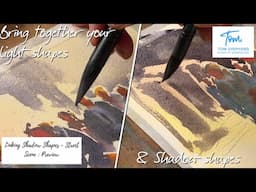 Linking Shadow Shapes - Street Scene : Preview with Tom Shepherd School Of Watercolour