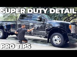 How to WASH a BIG Truck Like a PRO! Ford F-350 Super Duty Dually Detail