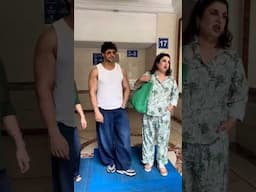 Actor Shalin Bhanot spotted alongside Farah khan after shoot. #shalinbhanot #farahkhan #e24