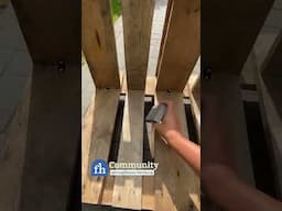 She Built a Pallet Bike Rack