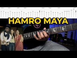 HAMRO MAYA | THE EDGE BAND | Guitar lesson with TABS