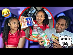 REPLACING His Apple Juice With CHICKEN BROTH! *He Threw Up*