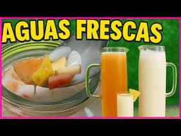 4 Aguas Frescas fáciles