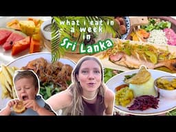 What I Eat in a Week in Sri Lanka | Must-Try Food & Hidden Gems!🇱🇰🍽️