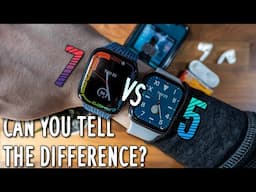 Apple Watch 45mm Series 7 vs. 44mm Series 5: Worth The Upgrade? | Unboxing, Review, & Comparisons!