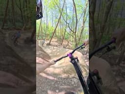This trail is UNREAL! #mtb #downhill Rock and Roots trails