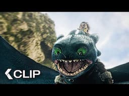 The First Flight Almost Ended In A Crash Landing- HOW TO TRAIN YOUR DRAGON Clip (2025)