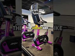 UPRIGHT BIKE TUTORIAL 🚲 // Ride and engage your core with this machine at Planet Fitness!