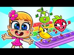 🌈 Pop It Rainbow Colors Fun! Learn & Play with Kids Camp | Chaka Kids Karaoke