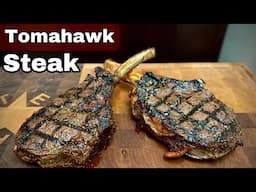 Best Tomahawk Ribeye Steak I've Ever Had - Smokin' Joe's Pit BBQ