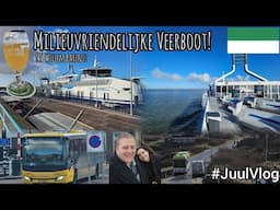 Vanaf VLIELAND met de MILIEUVRIENDELIJKE VEERBOOT en nieuwe QLINERS in FRYSLÂN  | #JuulVlog