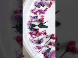 Resin Art. Epoxy Project. Table with flowers. #resinart #epoxy_resin #diy #resin #flowers #epoxydiy